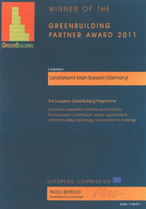 Greenbuilding Partner Award 2011 - Landratsamt Main-Spessart