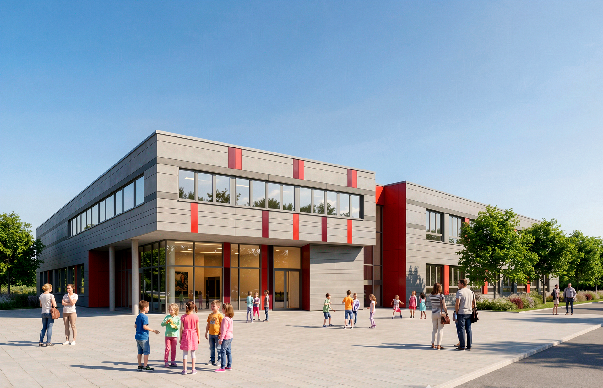 Richtfest für den Neubau der Grundschule in Stadtlauringen