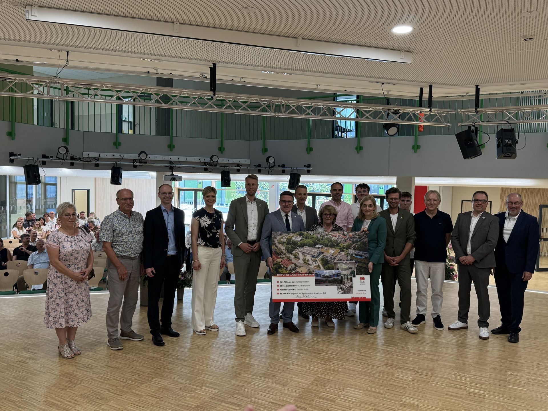 Einweihung der Berufsschule Wertheim